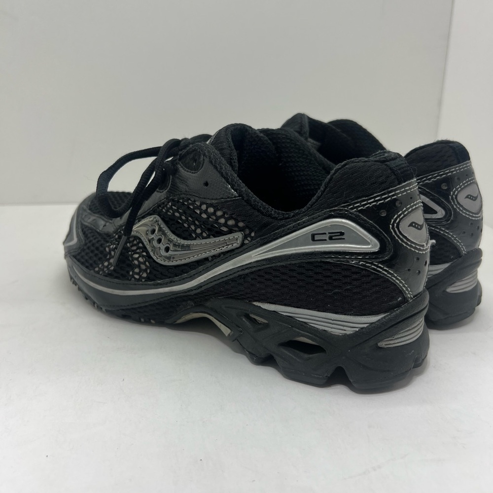 Saucony Grid C2 Black and Silver running shoe - Picture 4 of 7